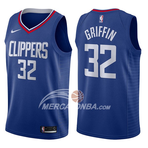 Maglia NBA Los Angeles Clippers Blake Griffin Icon 2017-18 Blu